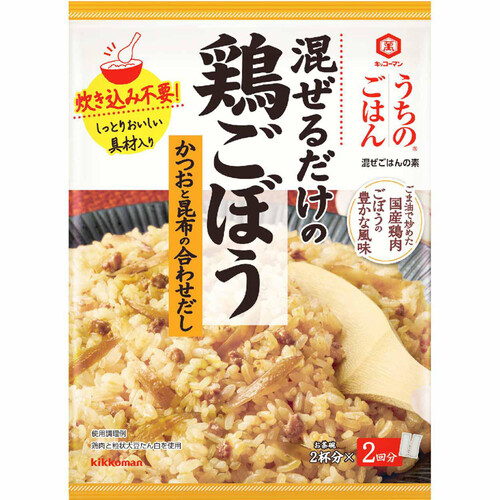 キッコーマン うちのごはん 混ぜごはんの素 鶏ごぼう 70g