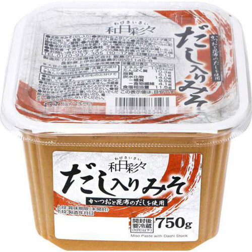 わびさいさいだし入り味噌 750g