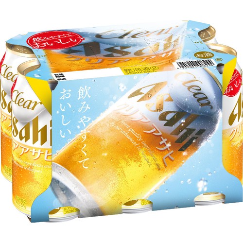アサヒ クリアアサヒ 1ケース 350ml x 24本 Green Beans | グリーン