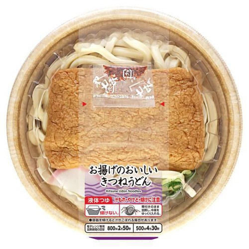 お揚げのおいしい きつねうどん 1食 トップバリュ