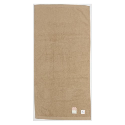林 今治甘撚りクロスバスタオル 約60 x 120cm ベージュ