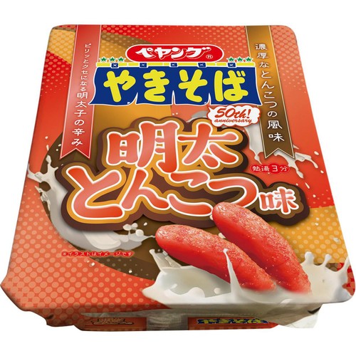 2025年冬【法人向けお歳暮】 ペヤング グリーン | Beans Green 112g 明太とんこつ味 やきそば 果物