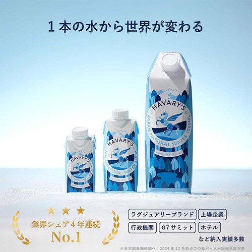 ハバリーズ ナチュラルウォーター 330ml