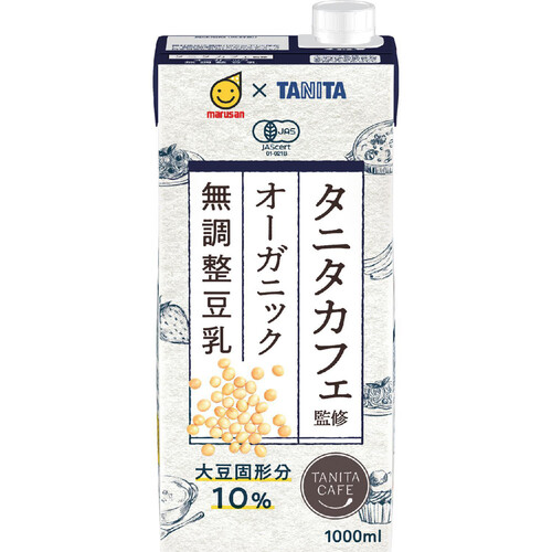 マルサンアイ タニタカフェ監修オーガニック無調整豆乳 1000ml