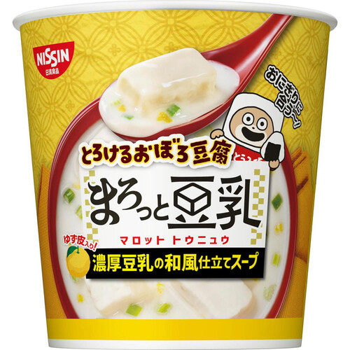 日清食品 とろけるおぼろ豆腐 まろっと豆乳スープ 17g Green
