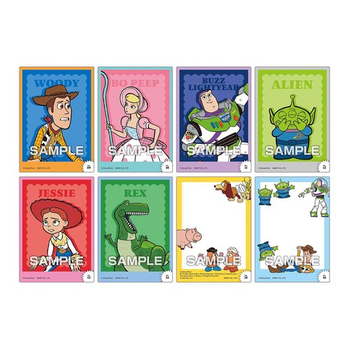 エンスカイ トイ・ストーリー クリアカード コレクションガム 2個入