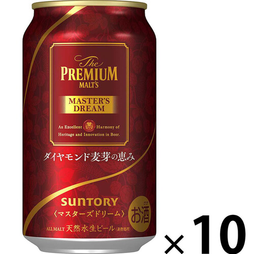 【数量限定】 サントリ− ザ・プレミアム・モルツマスターズドリーム ダイヤモンド麦芽の恵み 350ml x 10本