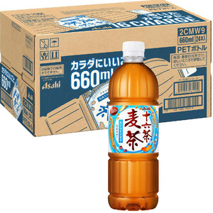 アサヒ飲料 十六茶 1ケース 630ml x 24本 Green Beans