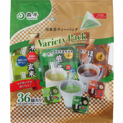 森半 日本茶ティーバッグ バラエティパック 36P