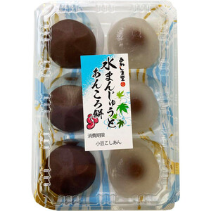 みずまんじゅう　 あわしま堂 水まんじゅうとあんころ餅 1パック（6コ入）| コープ