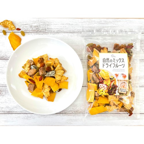 ジャパンファームプロダクツ 7種の自然のミックスドライフルーツ 195g