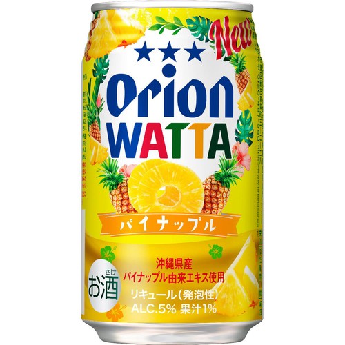 【5%】 オリオン WATTAパイナップル 350ml