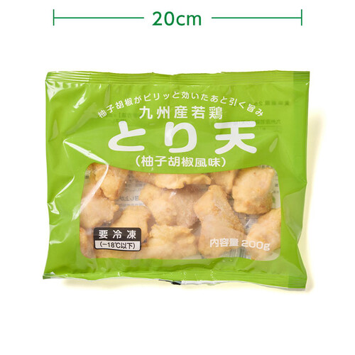 【冷凍】九州産 若鶏とり天(柚子胡椒風味) 200g