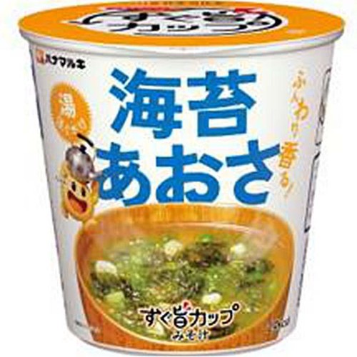 ハナマルキ すぐ旨カップみそ汁 海苔あおさ 7.4g