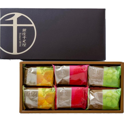 銀座千疋屋 銀座フルーツサンド 3種 x 各2個