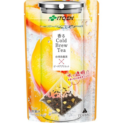 伊藤園 香るColdBrewTea 台湾烏龍茶xピーチアプリコット 5袋入