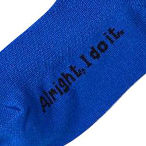 PEACE FIT(ピースフィット)COOL スニーカーインソックス メッシュロゴ ブルー 19-21cm トップバリュ