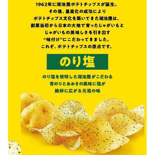 湖池屋 Largeサイズ ポテトチップス のり塩 112g