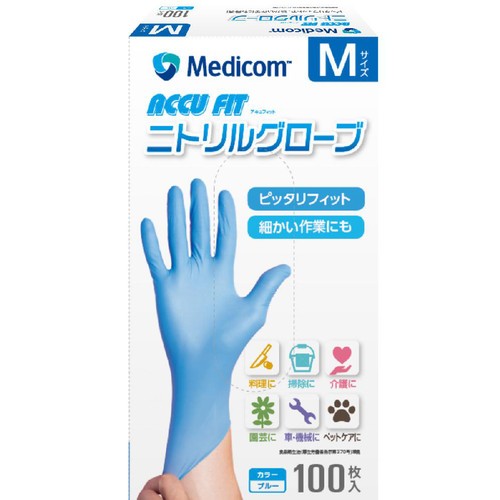 メディコム ニトリルグローブ M 100枚
