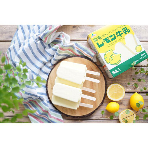 フタバ食品 レモン牛乳アイスバー マルチ 55ml x 6本入