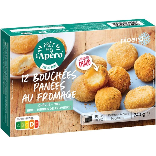 ピカール  2種類のチーズボールアペリティフ(シェーブルチーズとブリー・ド・モー)【冷凍】 240g