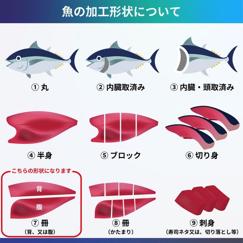 鮮度+］【冷蔵】愛媛県産 養殖活〆みかん愛たい刺身用(背) 1冊160g