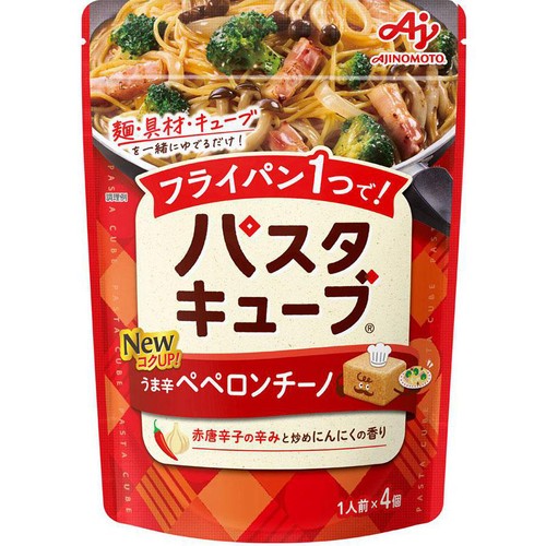 味の素 パスタキューブ うま辛ペペロンチーノ 36g (1人前 x 4個)