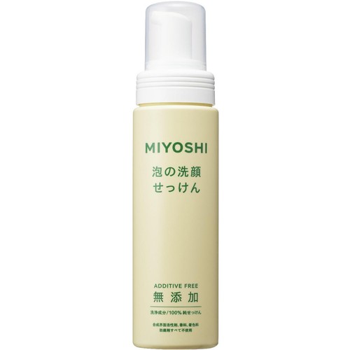 ミヨシ 無添加泡の洗顔せっけん 200mL