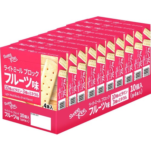スウィーフィー ライトミールブロック フルーツ味＜ボール＞ 4本入 x