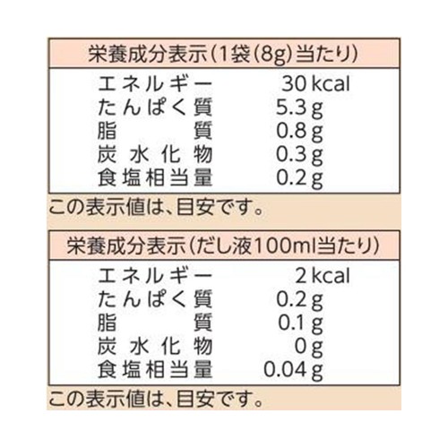 ヤマキ だしパックかつお 8g x 20袋