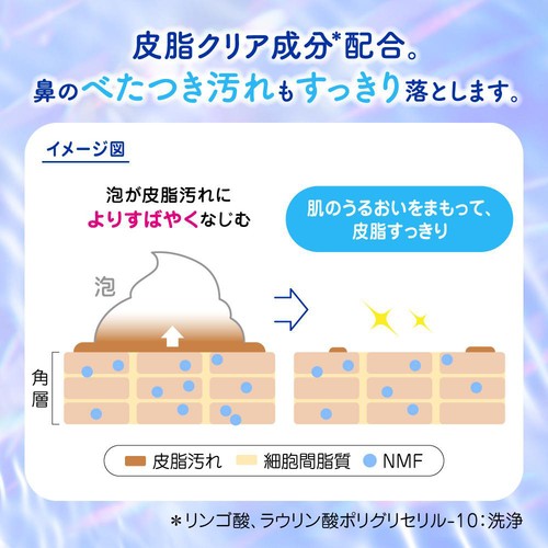 花王 ニベア クリアビューティー弱酸性泡洗顔 もっちり美肌 本体 150ml