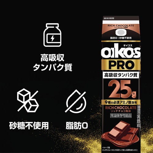 ダノン オイコスPRO プロテインドリンク リッチチョコ風味 1ケース 240ml x 12本