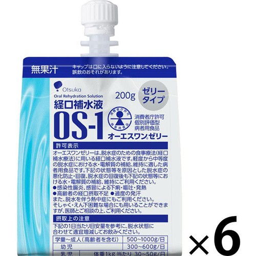 大塚製薬工場 オーエスワンゼリー 200g x 6個