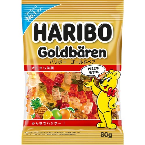 ハリボー ゴールドベア 80g
