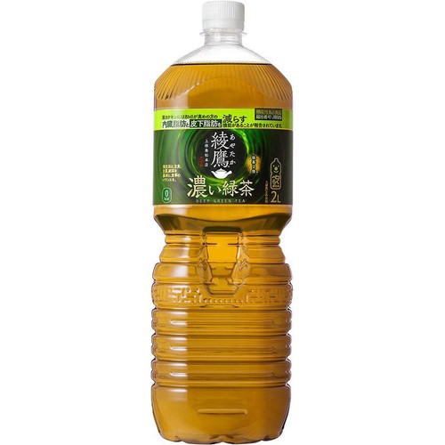 コカ・コーラ 綾鷹濃い緑茶 1ケース 2000ml x 6本