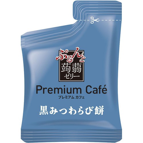 オリヒロ ぷるんと蒟蒻ゼリー プレミアムカフェ 黒みつわらび餅 10個