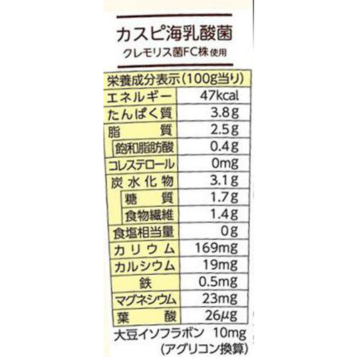 フジッコ まるごとSOYカスピ海ヨーグルト 400g