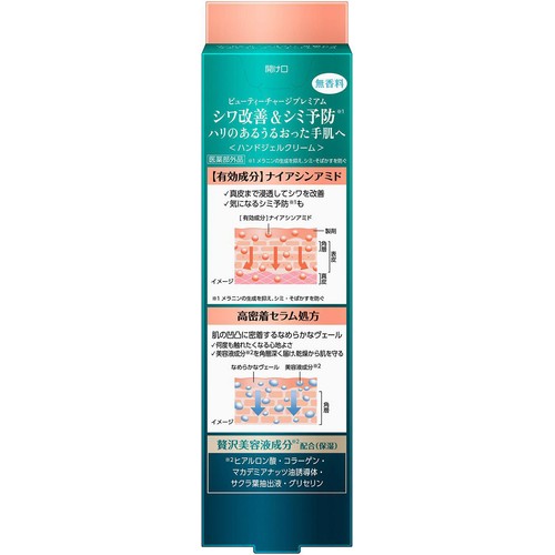 花王 アトリックス ビューティーチャージプレミアム シワ改善 ハンドジェルクリーム  60g