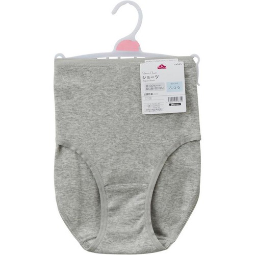 2点よりどり ショーツクローゼット綿100% ふつう 婦人 グレー L トップ