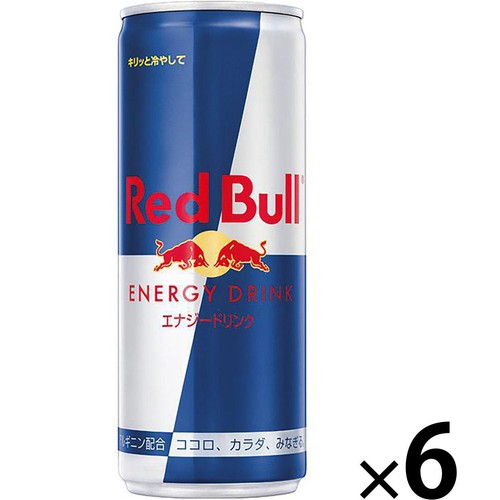 レッドブル　エナジードリンク Red Bull　ENERGY Drink　64本 レッドブル エナジードリンク K4SEN 2025 250ml x 6本 Green Beans
