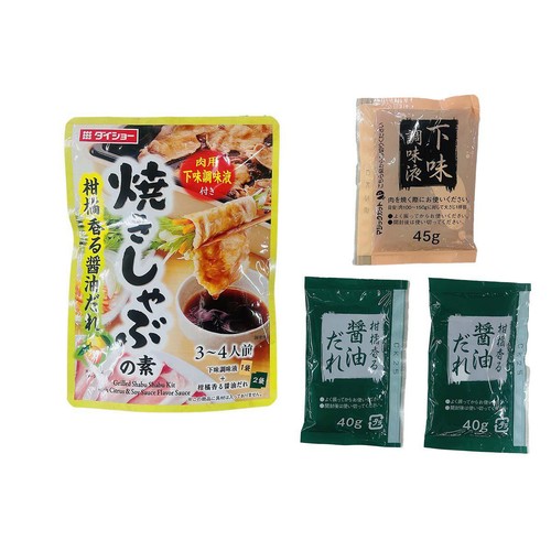 ダイショー 焼きしゃぶの素 柑橘香る醤油だれ 125g