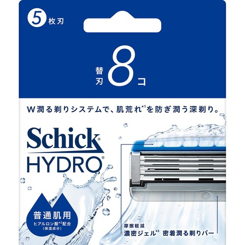 シック ハイドロ 普通肌 5枚刃 替刃 8コ