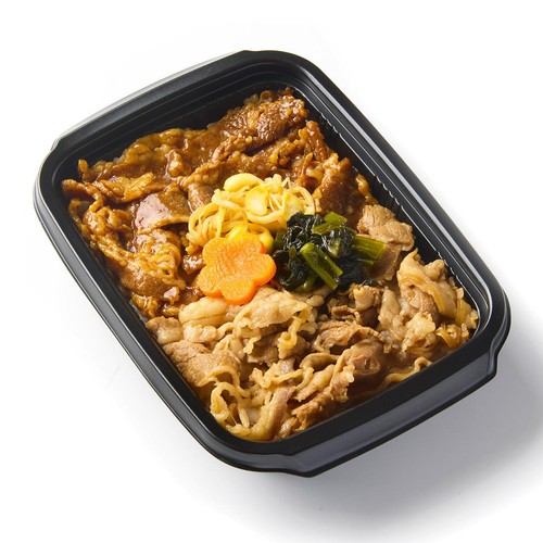 【冷凍】駅弁屋祭 牛すきと牛焼肉弁当 1人前
