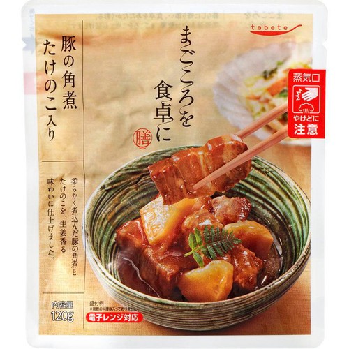 国分グループ本社 tabete まごころを食卓に 膳 豚の角煮 たけのこ入り 120g