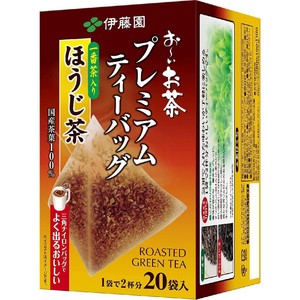 伊藤園 ほうじ茶 プレミアムティーバッグ 20袋入 Green Beans