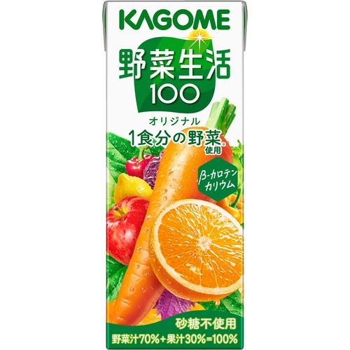 カゴメ 野菜生活100オリジナル 200ml Green Beans | グリーンビーンズ
