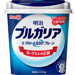 ヨーグルト 明治 ブルガリアヨーグルト LB81 プレーン 400g Green Beans