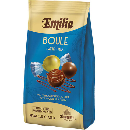 LUIGI ZAINI SPA Emilia ミルクチョコレートプラリネ 116g Green Beans