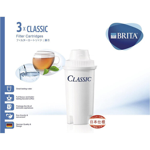 BRITA JAPAN ブリタ 浄水器クラシック用 交換フィルターカートリッジ 3