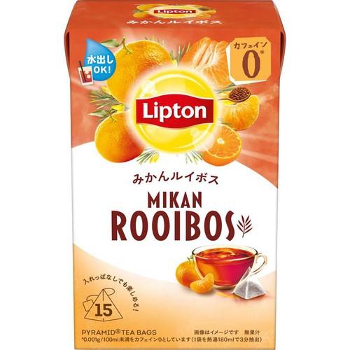 リプトン みかんルイボス ティーバッグ 15袋入 Green Beans | グリーン